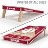 image:imageYouTheFan NCAA 2 x 4 Slogan Series Professional Wood Cornhole Game with Logo BagsIndiana Hoosiers