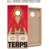 image:imageYouTheFan NCAA 2 x 4 Slogan Series Professional Wood Cornhole Game with Logo BagsMaryland Terrapins