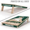 image:imageYouTheFan NCAA 2 x 4 Slogan Series Professional Wood Cornhole Game with Logo BagsMichigan State Spartans