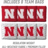 image:imageYouTheFan NCAA 2 x 4 Slogan Series Professional Wood Cornhole Game with Logo BagsNebraska Cornhuskers