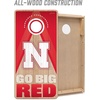 image:imageYouTheFan NCAA 2 x 4 Slogan Series Professional Wood Cornhole Game with Logo BagsNebraska Cornhuskers