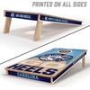 image:imageYouTheFan NCAA 2 x 4 Slogan Series Professional Wood Cornhole Game with Logo BagsNorth Carolina Tar Heels