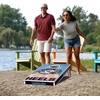image:imageYouTheFan NCAA 2 x 4 Slogan Series Professional Wood Cornhole Game with Logo BagsNorth Carolina Tar Heels