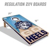 image:imageYouTheFan NCAA 2 x 4 Slogan Series Professional Wood Cornhole Game with Logo BagsNorth Carolina Tar Heels