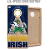 image:imageYouTheFan NCAA 2 x 4 Slogan Series Professional Wood Cornhole Game with Logo BagsNotre Dame Fighting Irish