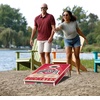 image:imageYouTheFan NCAA 2 x 4 Slogan Series Professional Wood Cornhole Game with Logo BagsOhio State Buckeyes