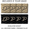 image:imageYouTheFan NCAA 2 x 4 Slogan Series Professional Wood Cornhole Game with Logo BagsPurdue Boilermakers