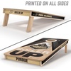 image:imageYouTheFan NCAA 2 x 4 Slogan Series Professional Wood Cornhole Game with Logo BagsPurdue Boilermakers