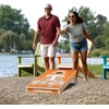image:imageYouTheFan NCAA 2 x 4 Slogan Series Professional Wood Cornhole Game with Logo BagsTennessee Volunteers
