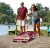 image:imageYouTheFan NCAA 2 x 4 Slogan Series Professional Wood Cornhole Game with Logo BagsTexas AM Aggies