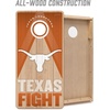 image:imageYouTheFan NCAA 2 x 4 Slogan Series Professional Wood Cornhole Game with Logo BagsTexas Longhorns