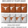image:imageYouTheFan NCAA 2 x 4 Slogan Series Professional Wood Cornhole Game with Logo BagsTexas Longhorns