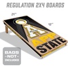 image:imageYouTheFan NCAA 2 x 4 Slogan Series Professional Wood Cornhole GameAppalachian State Mountaineers