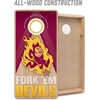 image:imageYouTheFan NCAA 2 x 4 Slogan Series Professional Wood Cornhole GameArizona State Sun Devils
