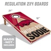 image:imageYouTheFan NCAA 2 x 4 Slogan Series Professional Wood Cornhole GameArkansas Razorbacks