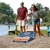 image:imageYouTheFan NCAA 2 x 4 Slogan Series Professional Wood Cornhole GameBoise State Broncos