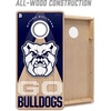 image:imageYouTheFan NCAA 2 x 4 Slogan Series Professional Wood Cornhole GameButler Bulldogs