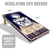 image:imageYouTheFan NCAA 2 x 4 Slogan Series Professional Wood Cornhole GameButler Bulldogs