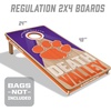 image:imageYouTheFan NCAA 2 x 4 Slogan Series Professional Wood Cornhole GameClemson Tigers