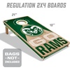 image:imageYouTheFan NCAA 2 x 4 Slogan Series Professional Wood Cornhole GameColorado State Rams