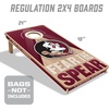 image:imageYouTheFan NCAA 2 x 4 Slogan Series Professional Wood Cornhole GameFlorida State Seminoles