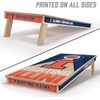 image:imageYouTheFan NCAA 2 x 4 Slogan Series Professional Wood Cornhole GameIllinois Fighting Illini