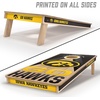 image:imageYouTheFan NCAA 2 x 4 Slogan Series Professional Wood Cornhole GameIowa Hawkeyes