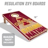 image:imageYouTheFan NCAA 2 x 4 Slogan Series Professional Wood Cornhole GameIowa State Cyclones