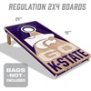 image:imageYouTheFan NCAA 2 x 4 Slogan Series Professional Wood Cornhole GameKansas State Wildcats