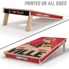 image:imageYouTheFan NCAA 2 x 4 Slogan Series Professional Wood Cornhole GameLouisville Cardinals