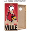 image:imageYouTheFan NCAA 2 x 4 Slogan Series Professional Wood Cornhole GameLouisville Cardinals