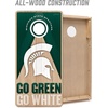 image:imageYouTheFan NCAA 2 x 4 Slogan Series Professional Wood Cornhole GameMichigan State Spartans