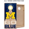 image:imageYouTheFan NCAA 2 x 4 Slogan Series Professional Wood Cornhole GameMichigan Wolverines