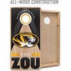 image:imageYouTheFan NCAA 2 x 4 Slogan Series Professional Wood Cornhole GameMissouri Tigers