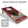 image:imageYouTheFan NCAA 2 x 4 Slogan Series Professional Wood Cornhole GameMontana Grizzlies