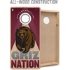 image:imageYouTheFan NCAA 2 x 4 Slogan Series Professional Wood Cornhole GameMontana Grizzlies