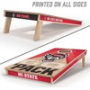 image:imageYouTheFan NCAA 2 x 4 Slogan Series Professional Wood Cornhole GameNC State Wolfpack