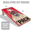 image:imageYouTheFan NCAA 2 x 4 Slogan Series Professional Wood Cornhole GameNC State Wolfpack