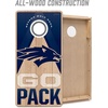 image:imageYouTheFan NCAA 2 x 4 Slogan Series Professional Wood Cornhole GameNevada Wolf Pack