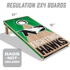 image:imageYouTheFan NCAA 2 x 4 Slogan Series Professional Wood Cornhole GameNorth Dakota Fighting Hawk