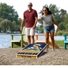 image:imageYouTheFan NCAA 2 x 4 Slogan Series Professional Wood Cornhole GameNotre Dame Fighting Irish
