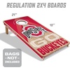 image:imageYouTheFan NCAA 2 x 4 Slogan Series Professional Wood Cornhole GameOhio State Buckeyes
