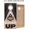image:imageYouTheFan NCAA 2 x 4 Slogan Series Professional Wood Cornhole GamePurdue Boilermakers
