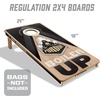 image:imageYouTheFan NCAA 2 x 4 Slogan Series Professional Wood Cornhole GamePurdue Boilermakers