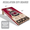 image:imageYouTheFan NCAA 2 x 4 Slogan Series Professional Wood Cornhole GameSouth Carolina Gamecocks