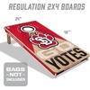 image:imageYouTheFan NCAA 2 x 4 Slogan Series Professional Wood Cornhole GameSouth Dakota Coyotes