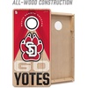 image:imageYouTheFan NCAA 2 x 4 Slogan Series Professional Wood Cornhole GameSouth Dakota Coyotes