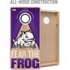 image:imageYouTheFan NCAA 2 x 4 Slogan Series Professional Wood Cornhole GameTCU Horned Frogs