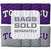 image:imageYouTheFan NCAA 2 x 4 Slogan Series Professional Wood Cornhole GameTCU Horned Frogs