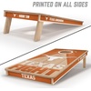 image:imageYouTheFan NCAA 2 x 4 Slogan Series Professional Wood Cornhole GameTexas Longhorns